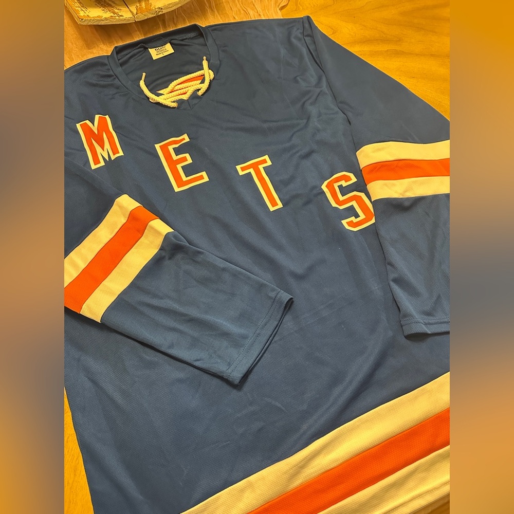 Blue Mets Hockey Jersey
